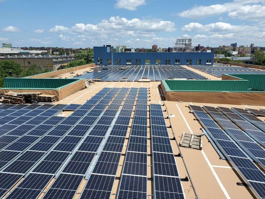 Crystal Window & Door Systems recently completed installation of a new 2,320-panel solar electricity generation system on the roof of its headquarters and main production facility in Queens, NY.